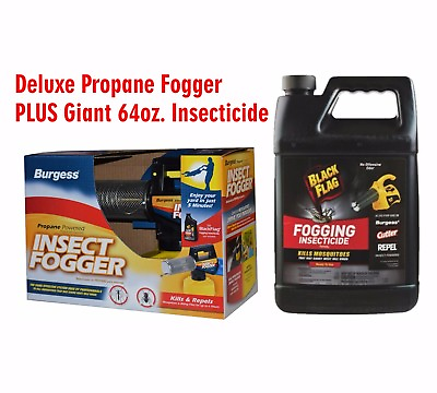 #ad Propane Powered Mosquito Bug Insect Fogger Plus 64oz. Insecticide $129.95