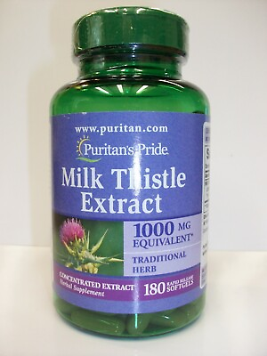#ad Milk Thistle Extract 1000 mg 180 Softgels $16.98