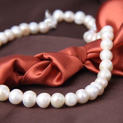 #ad New Fashion White Freshwater Pearl Necklace For Women Fashion Jewel $263.00