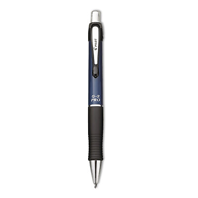 #ad Pilot G2 Pro Retractable Gel Ink Pen Refillable Black Ink Blue Barrel .7mm 31096 $10.08