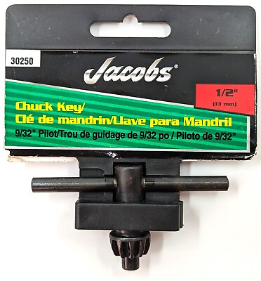 #ad New Jacobs® #30250 1 2 inch Chuck Key 9 32” Pilot Model KK $9.99