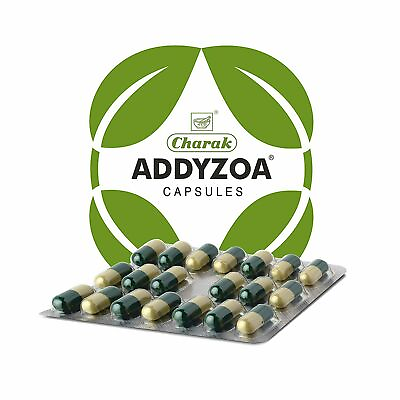 #ad Charak Addyzoa Promotes Sperm Improve Sperm Count Size amp; Shape 20 Capsules $6.63