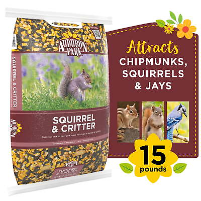 #ad Audubon Park Squirrel amp; Critter Food Dry 1 Count per Pack 15 lbs. $17.69