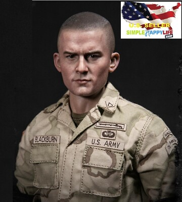 #ad 1 6 male Head young soldier For 12quot; figure Hot Toys worldbox phicen ❶USA❶ $40.99