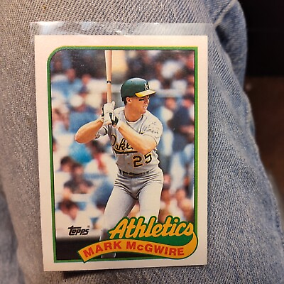 #ad MARK McGWIRE 1989 TOPPS #70 MULTIPLE ERROR CARD MINT 🔥🔥🔥OAKLAND A’S $85.00