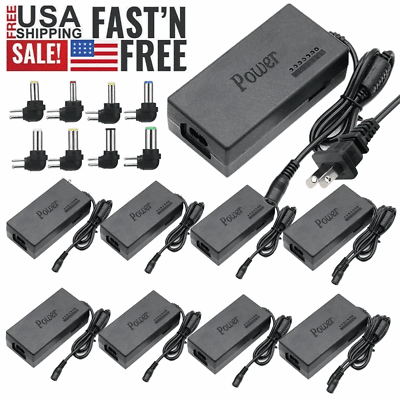 #ad 10Pcs 96W Universal Power Supply Charger Adapter For Notebook 12 24V Adjustable $81.99