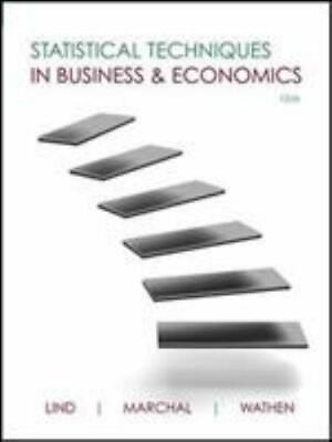 #ad Statistical Techniques in Business and Economics $6.71