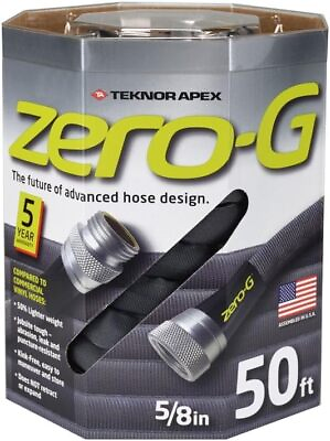 #ad Zero g 4001 50 Kink Resistant Garden Hose 5 8quot; X 50#x27; Black $43.32