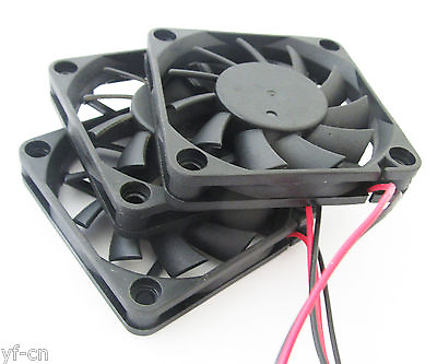 #ad 10x Brushless DC Cooling Fan 60x60x10mm 6010 11 blades 24V 0.15A 2pin Connector $20.89