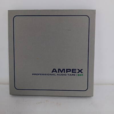 #ad Ampex 631 Reel To Reel 1 4 Inch Recording Tape 1200 ft. 7 Inch Reel Open Box $10.00