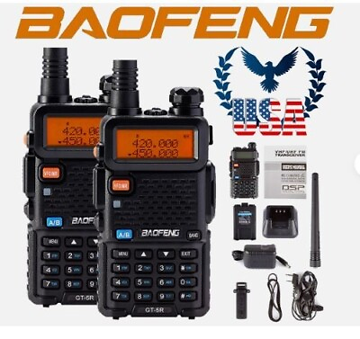 #ad 2 PACK Baofeng UV 5R Upgraded Legal Version Dual Band Walkie Talkies 5W $38.45