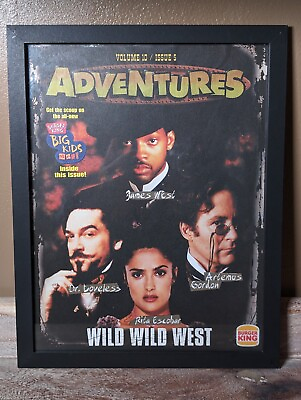 #ad Wild Wild West Adventures Burger King Vintage Promo Ad Print Poster Art 6.5 10in $14.99