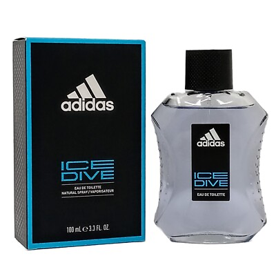 #ad Adidas Ice Dive Eau de Toilette for Men 3.3 oz Sporty Scent Spray $9.99