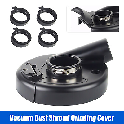 #ad Angle Grinder Universal Surface Grinding Dust Shroud Dust Cover 7 Inch Black $27.55