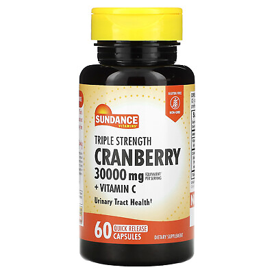 #ad Triple Strength Cranberry 10000 mg 60 Quick Release Capsules $13.74
