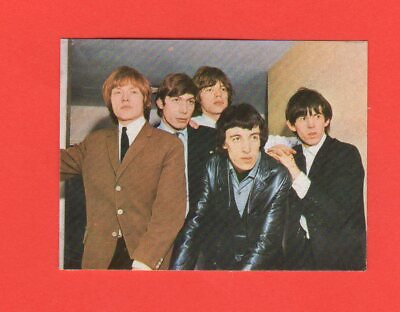 #ad The Rolling Stones Estrellas De La Cancion Spanish Card Sticker Rare # 27 $29.99