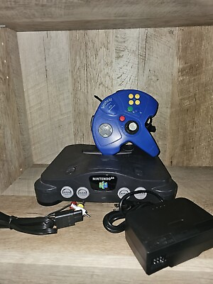 #ad Nintendo 64 Console With Power And Av Cables And Superpad 64 Controller $70.00