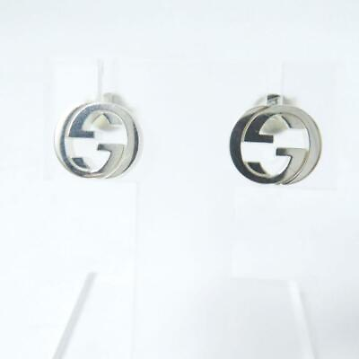 #ad GUCCI earrings Binaural 2 piece set Interlocking G logo Sterling silver Ag925 $269.92