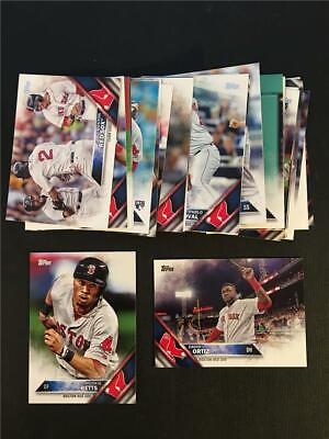 #ad 2016 Topps Boston Red Sox Team Set Series 1 2 Update 34 Cards $5.00