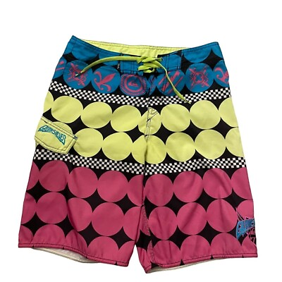 #ad Quicksilver Trunks Board Shorts Men#x27;s Multicolor Surf Retro Swimming Pool Beach $16.00