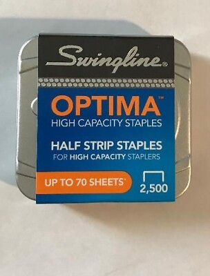 #ad Swingline Optima High Capacity Staples # 35550 3 8quot; Leg 2500 Box $8.25