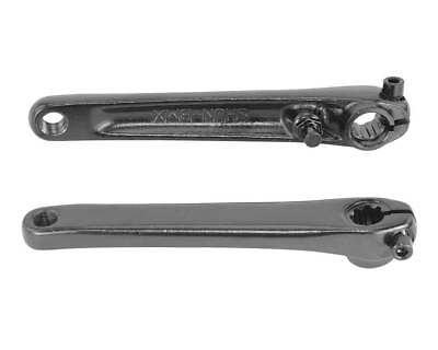 #ad #ad NEW ABSOLUTE 175MM LONG STEEL CRANK ARM SET 8T IN BLACK. $56.99
