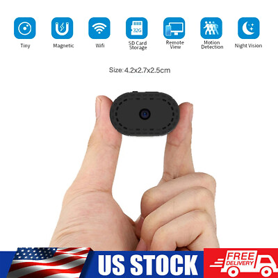 #ad US 1080P HD Mini IP Camera IR Night Cam Wireless WiFi Indoor Security Nanny Cam $22.60