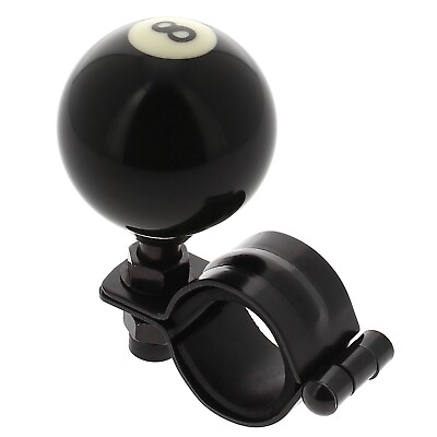 #ad #ad Steering Wheel Spinner Knob Handle Universal Black 8 Ball Suicide Car Truck SUV $14.95