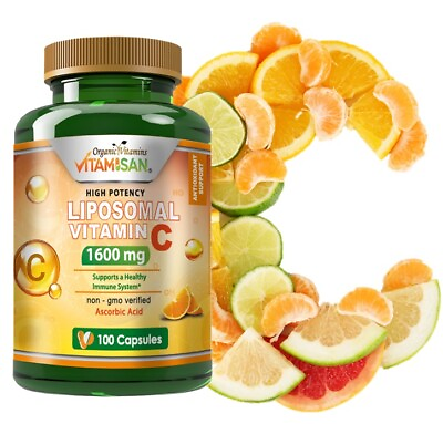 #ad Vitamin C 1600mg 100 tab Support Immune System vitamin C pure $12.55