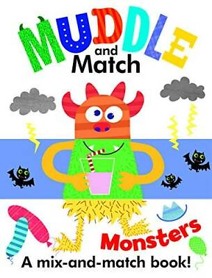 #ad Muddle and Match: Monsters Board book By Stephanie Hinton GOOD $3.76