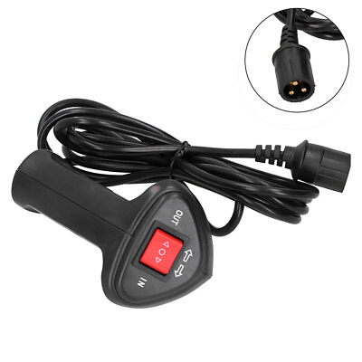 #ad Universal Car Winch Corded Hand Controller Remote Control Kit Switch 9.2ft Cable $20.99