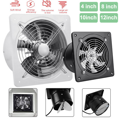 #ad 4 6 8 12quot; Exhaust Fan Ventilation Extractor Fan Stainless Wall Mount Vent Fans $26.90