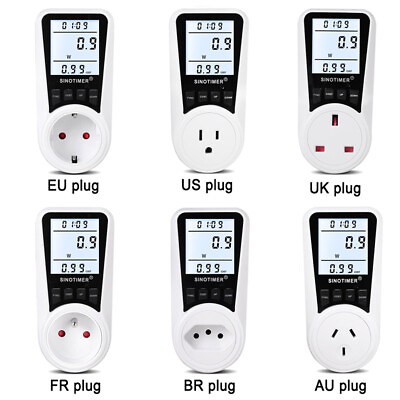 #ad #ad 120V 230V Digital Wattmeter Power Meter Kwh Energy Meter US EU UK Power Analyzer $21.36
