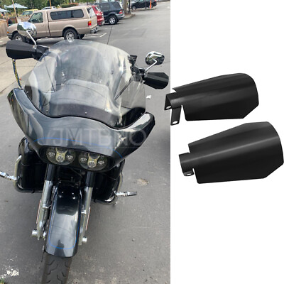 #ad Gloss Black Handguards Hand Guards for Harley Touring Road Glide Dyna 2007 2020 $29.99