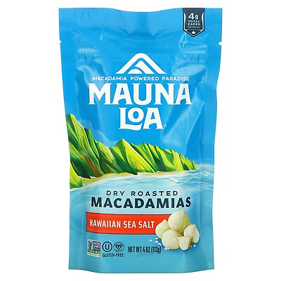 #ad Dry Roasted Macadamias Hawaiian Sea Salt 4 oz 113 g $7.66