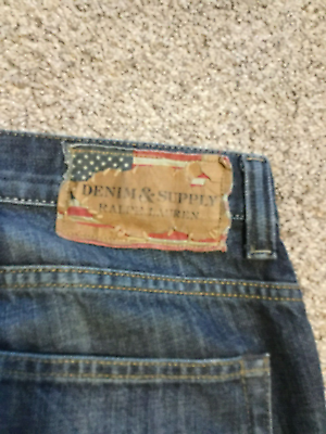#ad Mens Ralph Lauren Denim amp; Supply Straight Jeans 33 x 30 $29.99