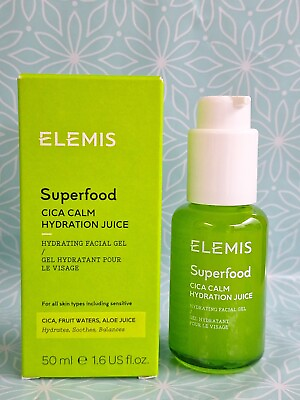 #ad Elemis Superfood Cica Calm Hydration Juice Hydrating Facial Gel 50mL 1.6 Fl Oz $37.99