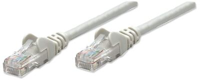 #ad Intellinet Network Patch Cable Cat5e 0.5m Grey CCA U UTP PVC RJ45 Gold P $6.24