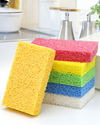 #ad Magic Sponge Eraser Large Cellulose Kitchen Sponge Heavy Duty Scrub Sponges US $7.55