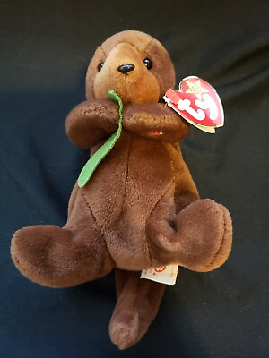 #ad Seaweed the Otter TY Beanie Baby 5th Gen Hang Tag 6th Gen Tush Error amp; Stamp $9.50