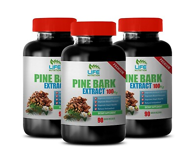#ad heart healthy best sellers PINE BARK EXTRACT the anti inflammation 3 BOTTLE $50.11