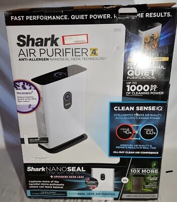 #ad Shark Air Purifier 4 w Anti Allergen Quiet Technology HE401 White $206.34
