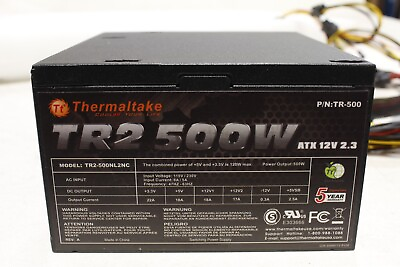 Thermaltake TR2 500NL2NC TR2 TR 500 500W Max ATX12V 2.3 Power Supply Modul $35.00