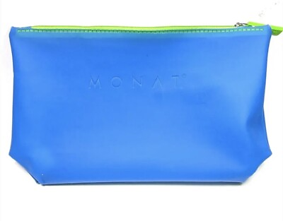 #ad New Monat Toiletry travel Makeup Hair Bag Clutch Blue Green $7.99