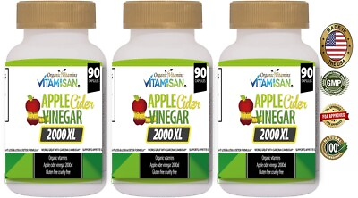 #ad Body Detox amp; Cleanse w Apple Cider Detox Health and Weight Loss Aid 3 Pack 270 $28.10