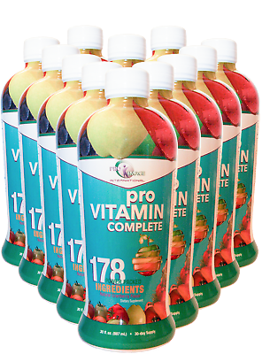 #ad Pro Vitamin Complete 30 oz 178 ingredients 12 Bottles Full Case $409.80