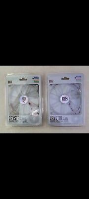 Lot of 2 Xigmatek Crystal Cooling System CLF Series Fan CLF F1451 140 $22.00