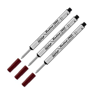 #ad Retro 1951 Short Capless Rollerball Ink Refill Black 3 Pack Assorted Colors $7.44