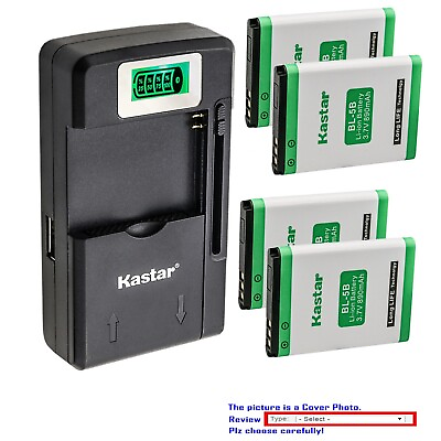 #ad Kastar Battery Charger for X3 CAR CHARGER HANDSFREE CAR KIT SPEAKER SUN VISOR $6.99