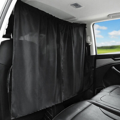 #ad Car UV Protection Privacy Sun Shade Curtain Taxi Partition Curtain Accessories $22.36